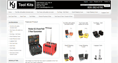 Desktop Screenshot of kjtoolkits.com